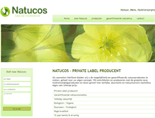 Tablet Screenshot of natucos.nl
